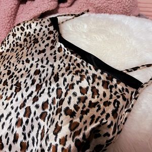Silky Cheetah Print Cami